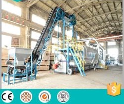 Waste Tyre Rubber Plastic Pyrolysis to Diesel Oil Gasoline Equipment